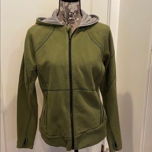 Mountain Hardwear Olive Green Hoodie BN510